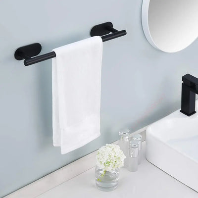 Wall-Mounted Towel Rack, 1 Piece Stainless Steel Towel Holder without Drilling, Bathroom Towel Rack and Bathroom Essentials Accessories, Bathroom Organizing Accessories, Bathroom Organizer